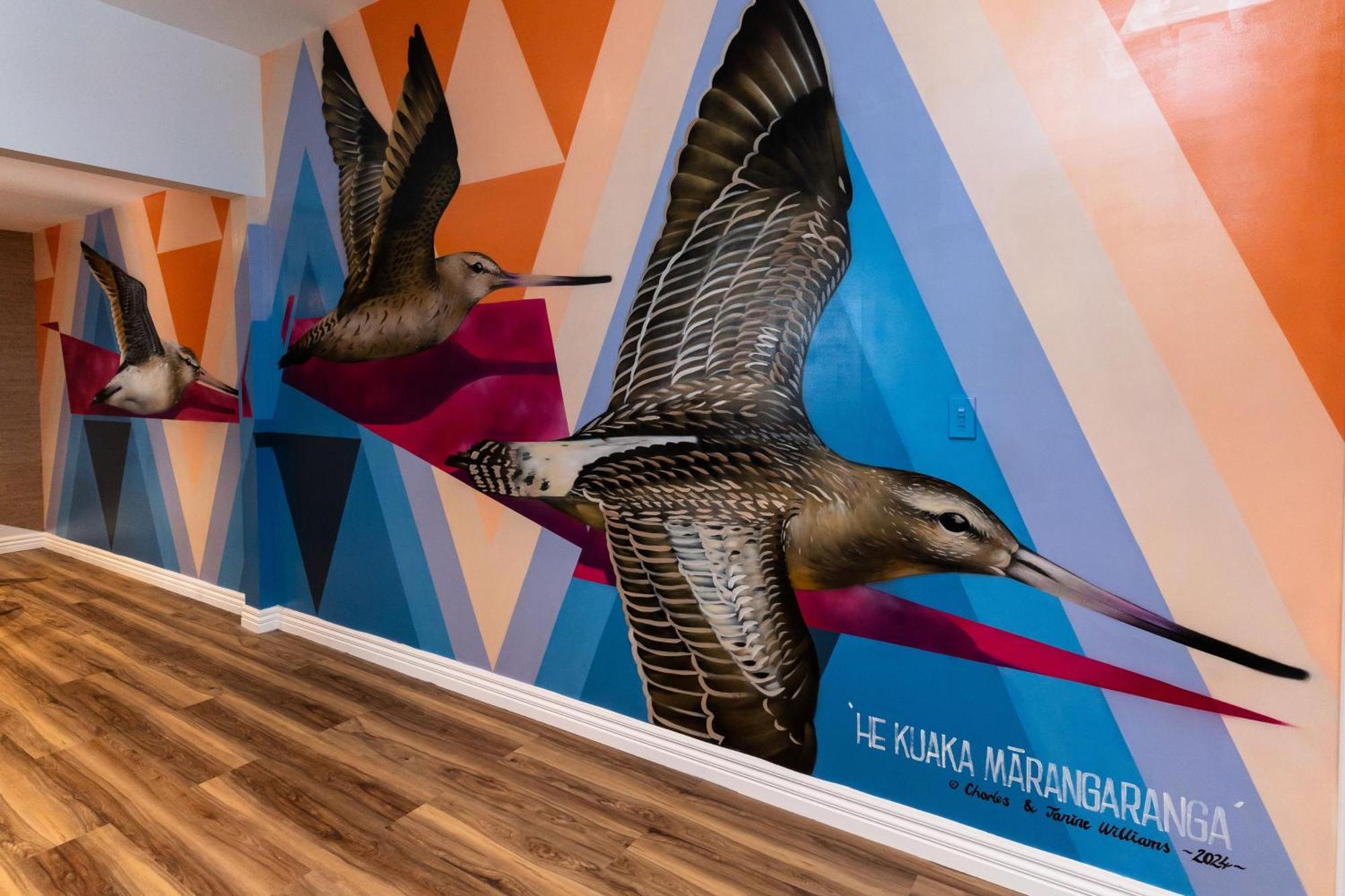 Haka House Christchurch Eksteriør bilde Mural by artist, Heather Macfarlane